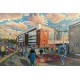 Ewood Park Stadium 'Going to the Match' Fine Art Print - Blackburn Rovers FC